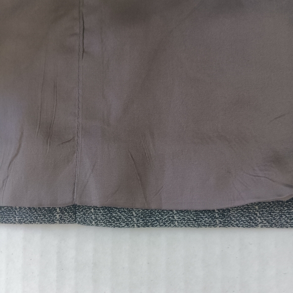 Amanda Smith II Pure Wool Blazer Jacket Gray Pin Stripped US Plus Size 20W - Picture 10 of 12